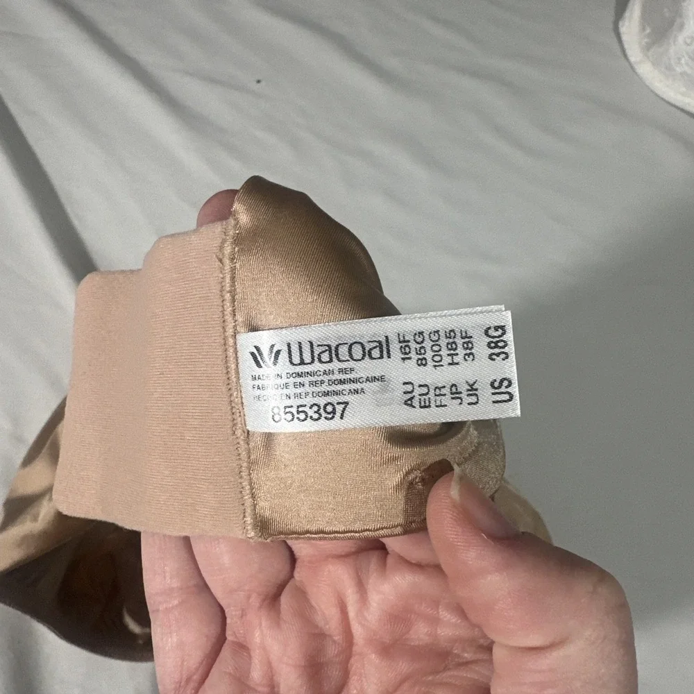 NWT $65 Wacoal [ 38G US ] Inner Sheen Underwire Bra in Roebuck Tan #T2016‎